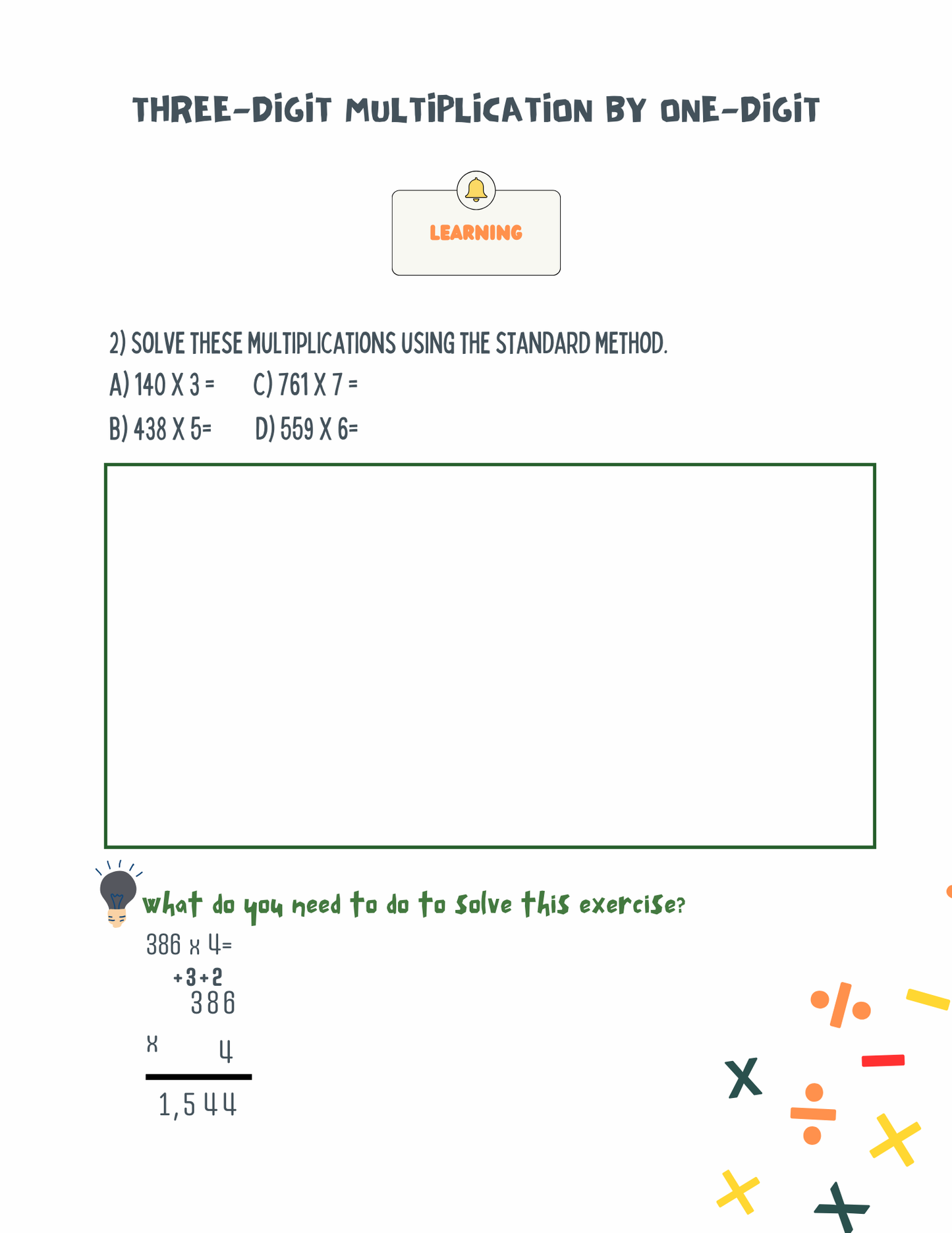 Comprehensive Math Practice Pack #1 - 95 pages