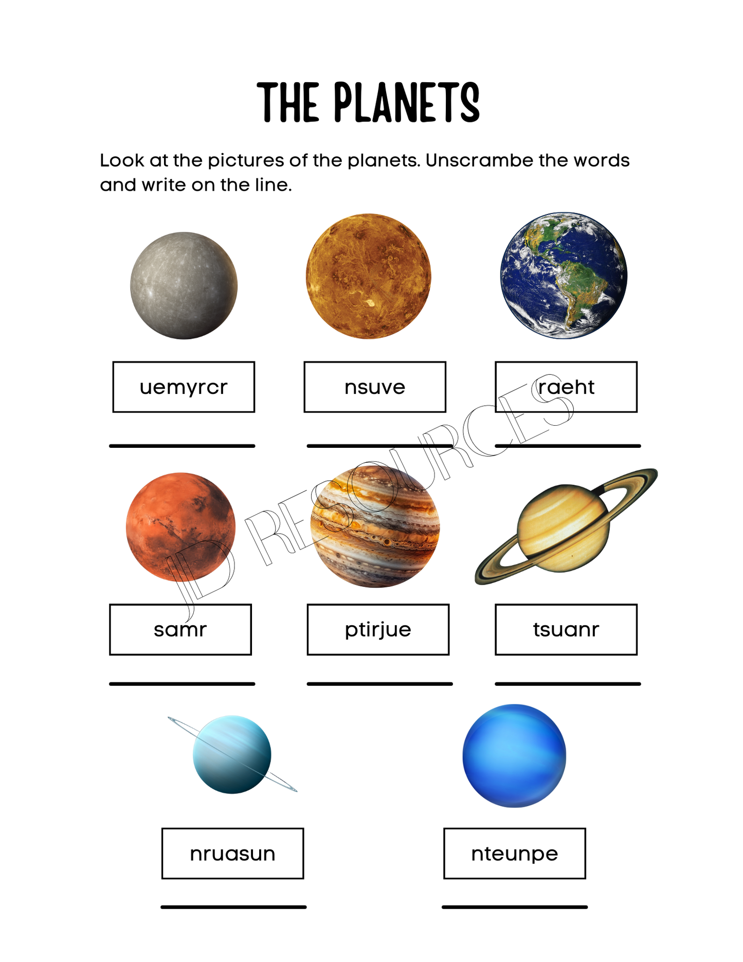 Science Pack - 20 pages