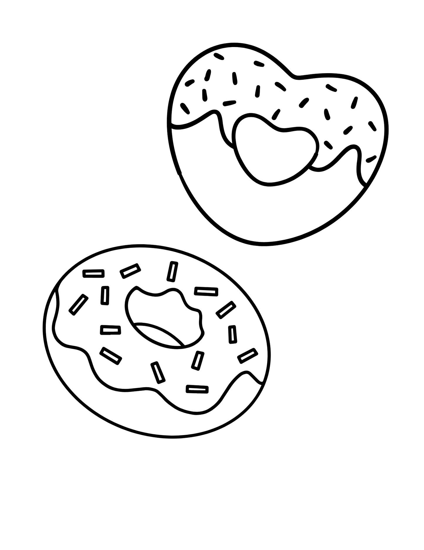 Cahier de coloriage | 50 pages | Contours épais