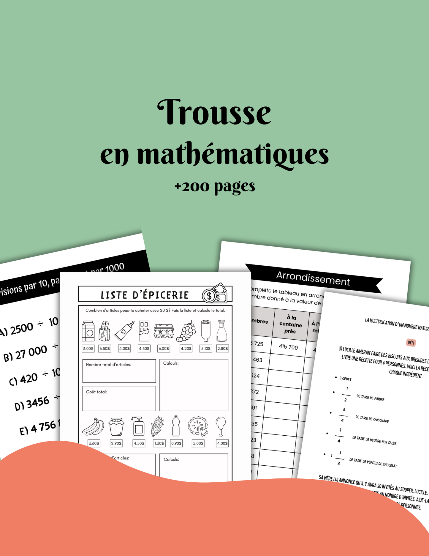 Trousse complète- Préparation aux Examens du Ministère- 6e année