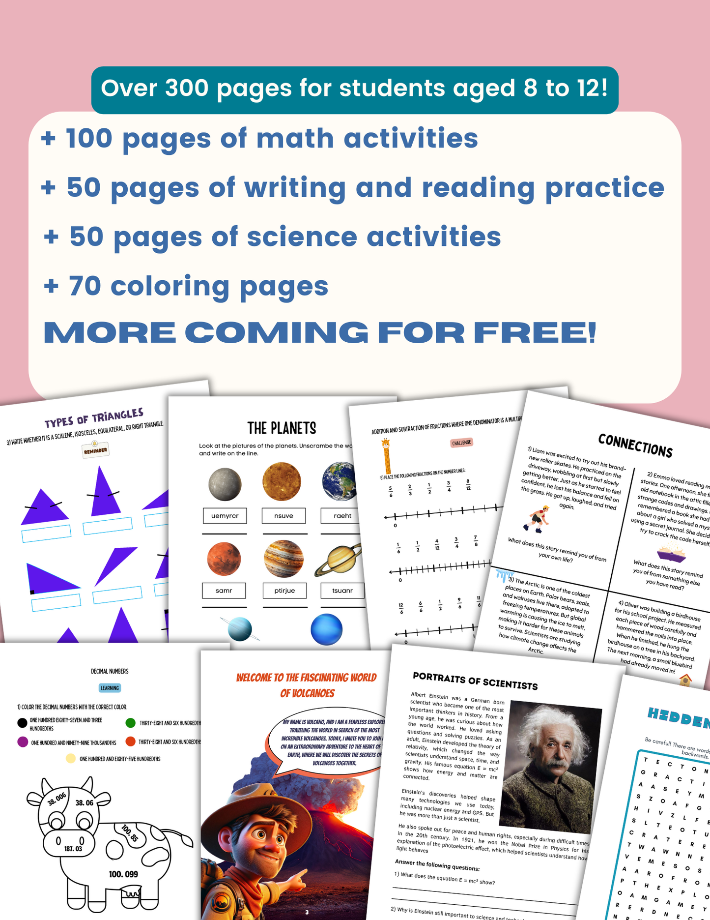 All Our Resources | 300+ Pages | Ages 8–12