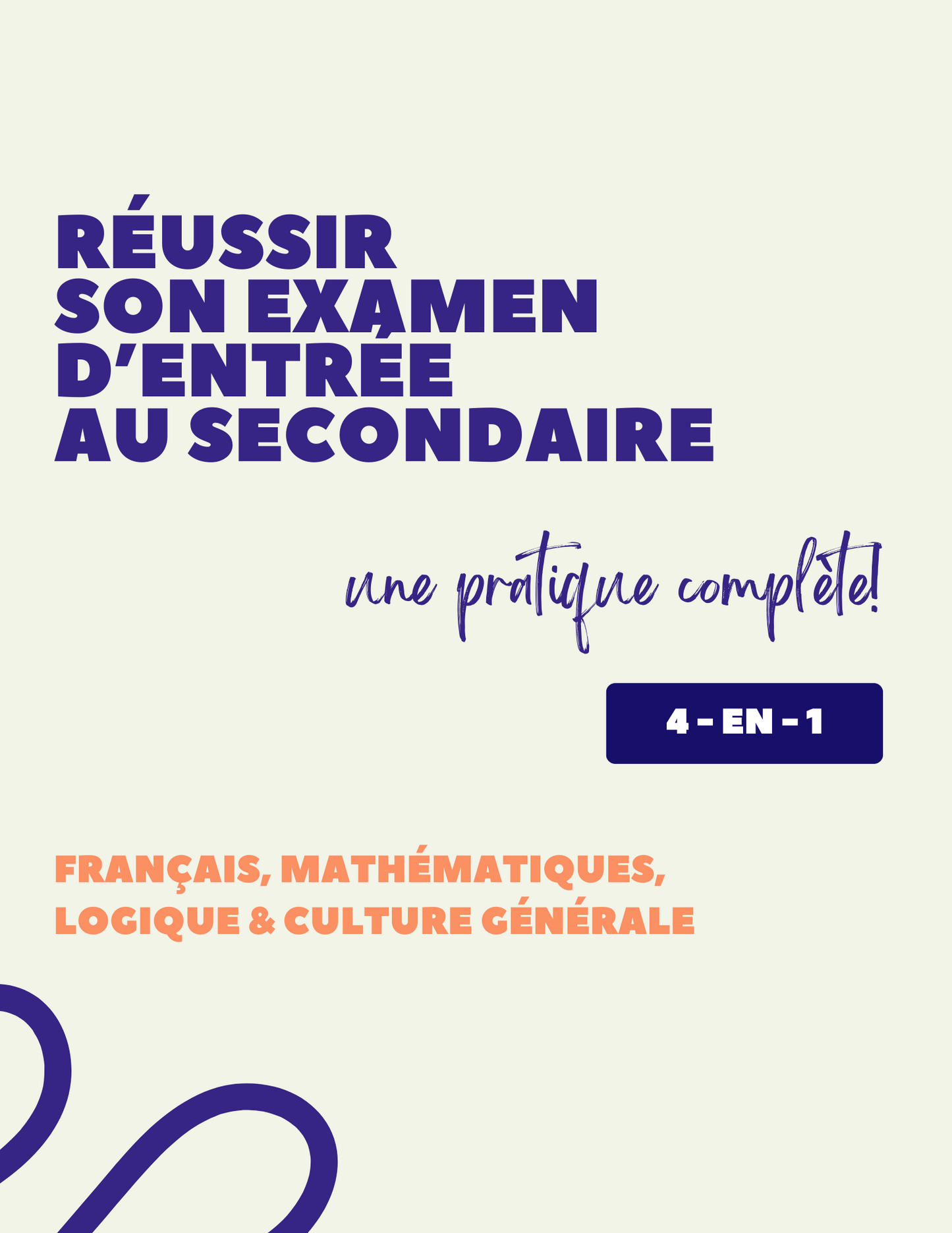 4-en -1 | L'examen d'entrée au secondaire privé ou international au Québec