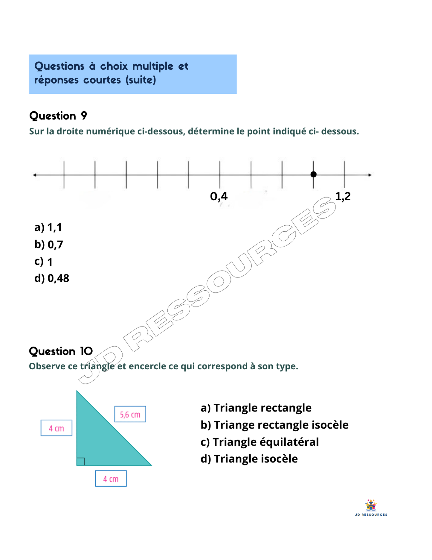 Trousse complète- Préparation aux Examens du Ministère- 6e année