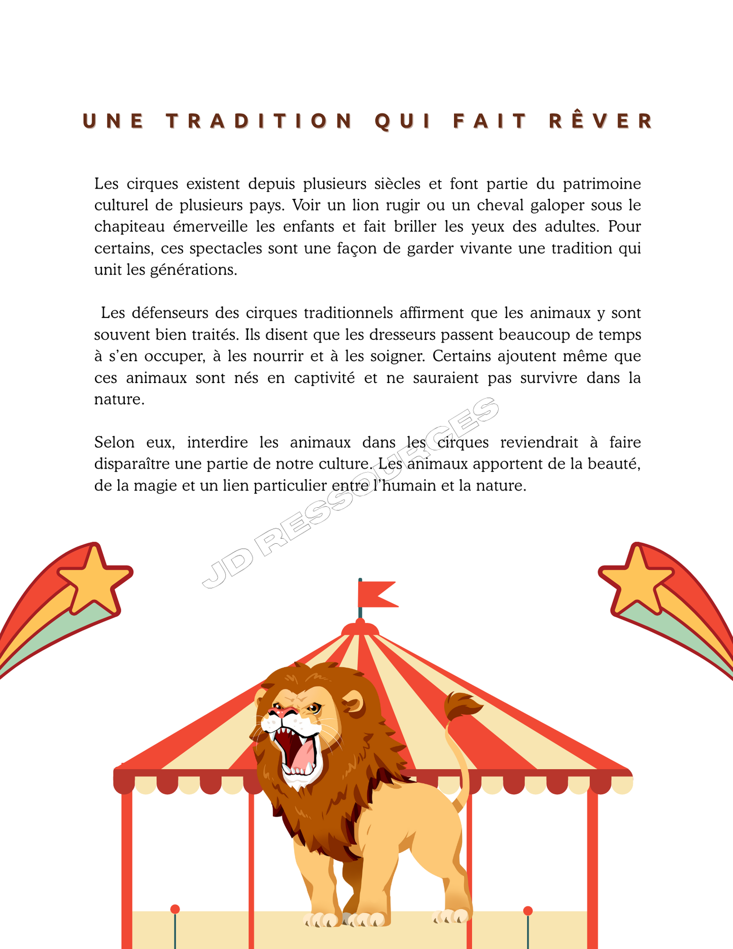 6e année | Simulation en lecture et en écriture | Pratique ministérielle