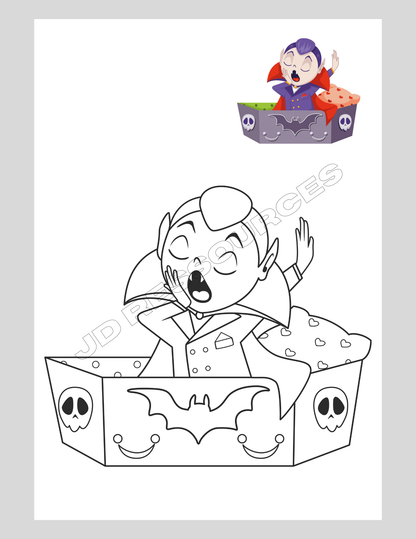 Cahier de jeux sur l'Halloween