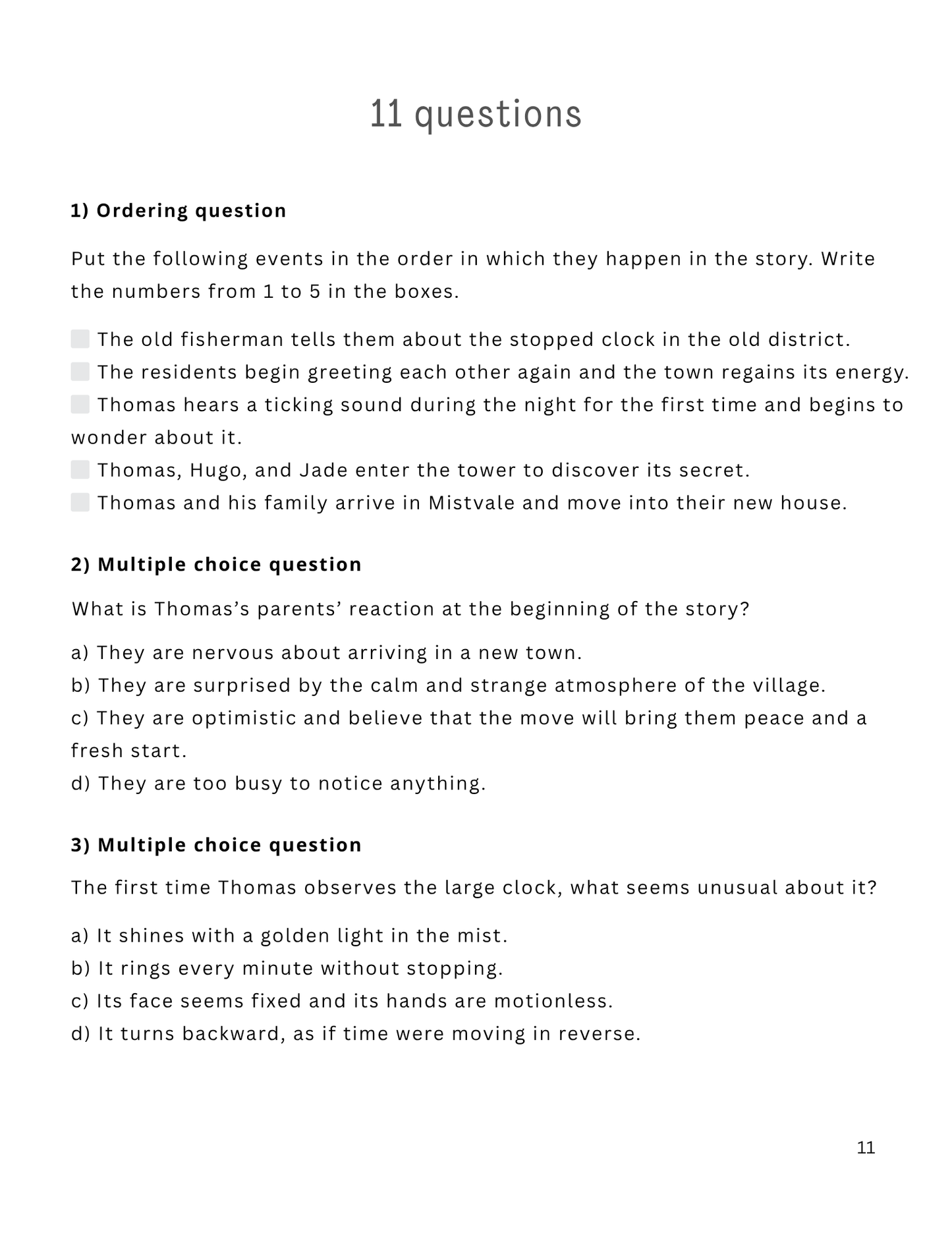 ELA Simulation | Ministry exam | Grade 6