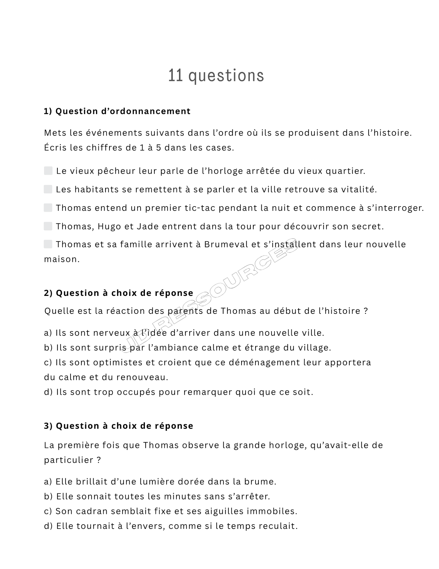 6e année | Simulation en lecture et en écriture | Pratique ministérielle