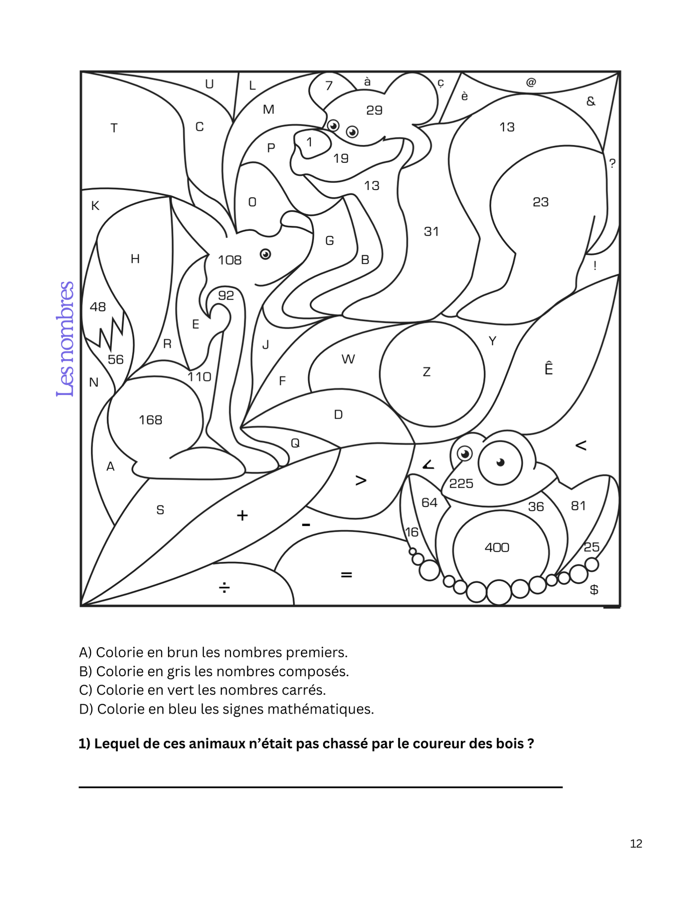 Mathématiques - 4e année primaire