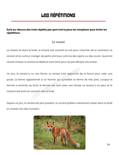 6e année | Simulation en lecture et en écriture | Pratique ministérielle