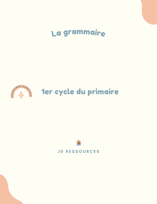 1er cycle- La grammaire