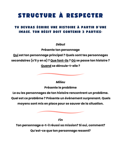 4e - Écriture - pratique ministérielle (thème printemps)