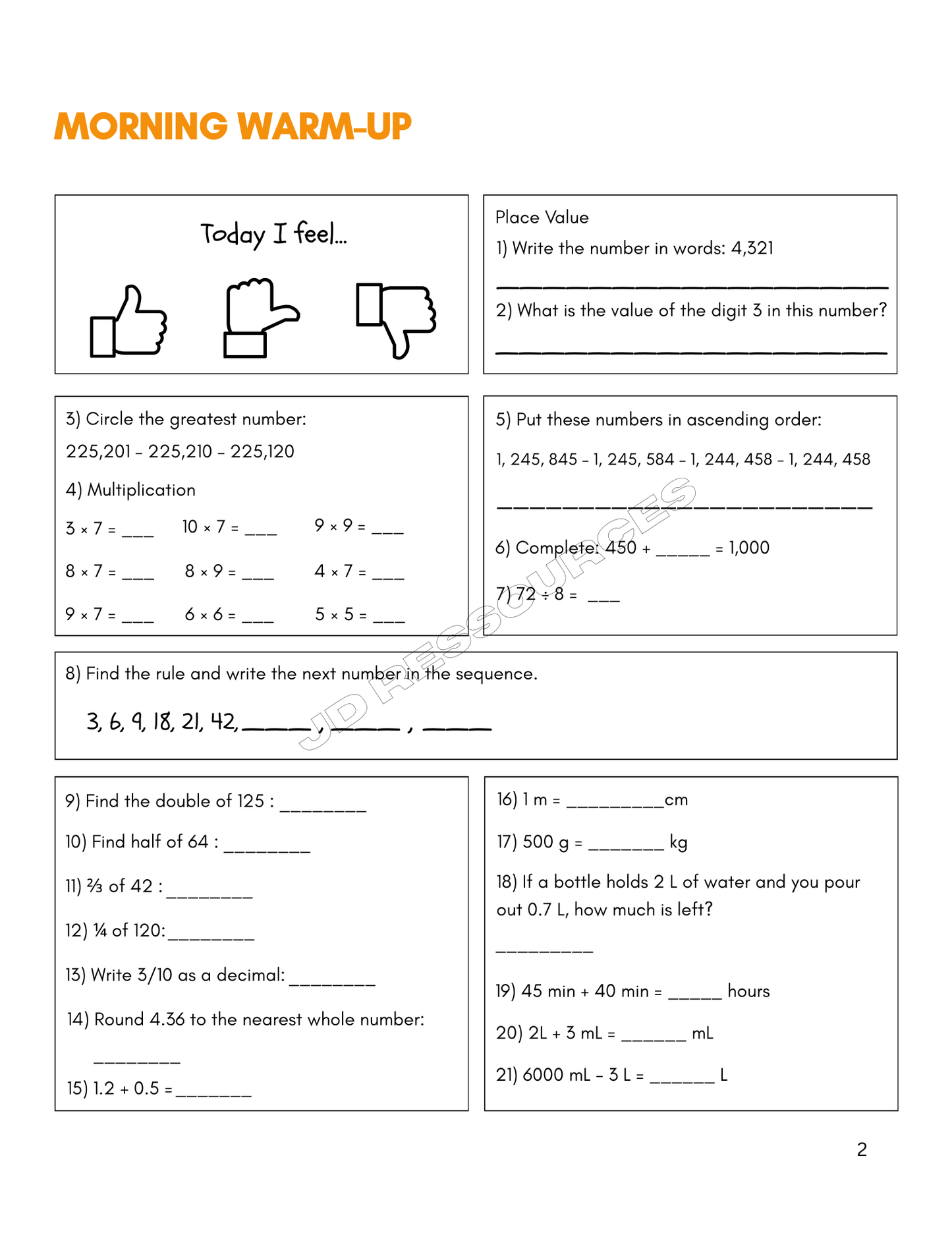 Simulation | Ministry exam | Grade 6