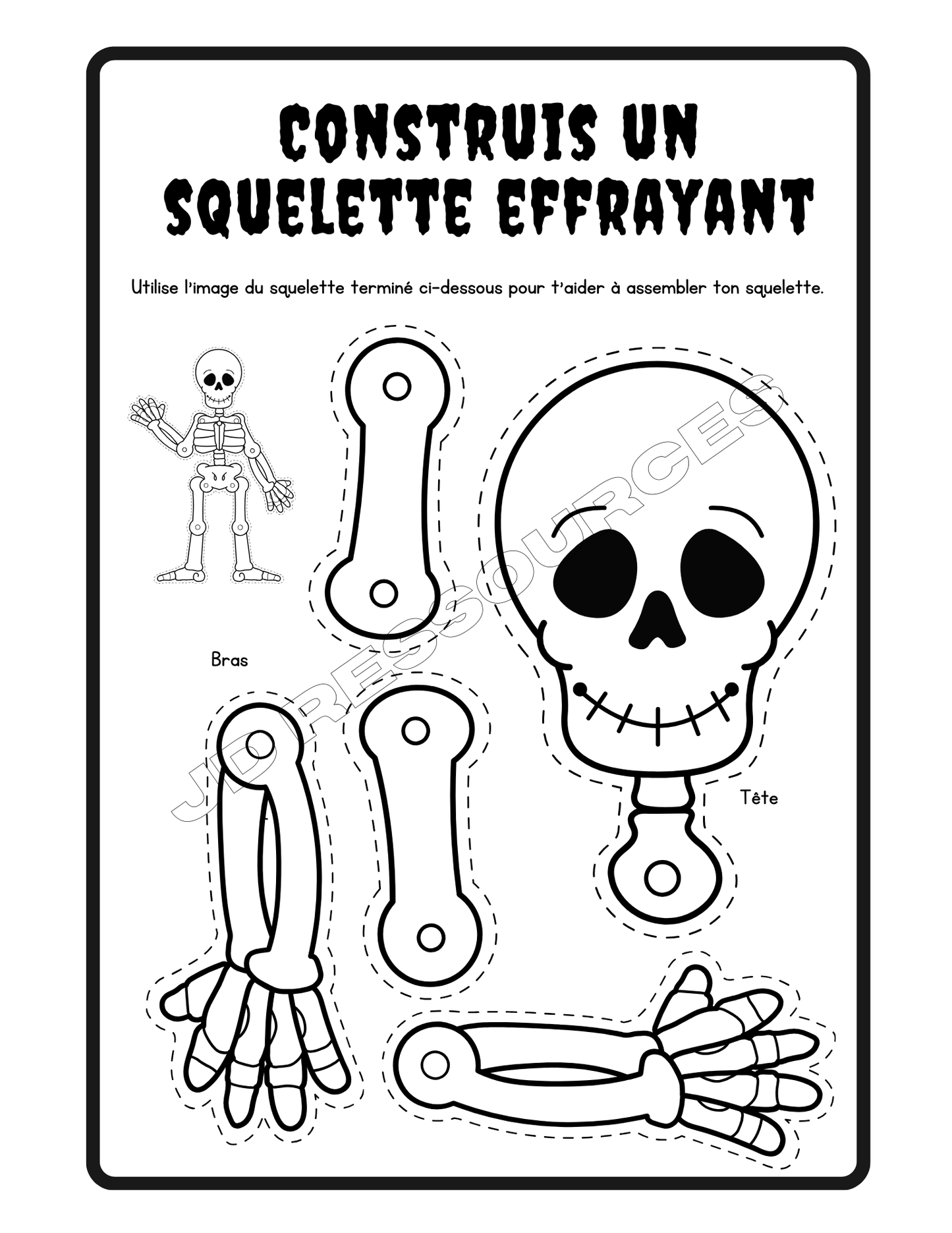 Cahier de jeux sur l'Halloween