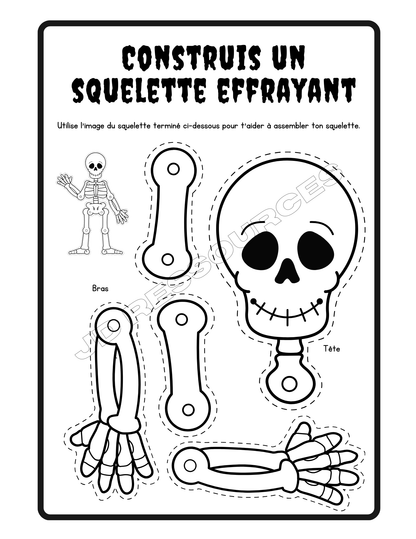 Cahier de jeux sur l'Halloween
