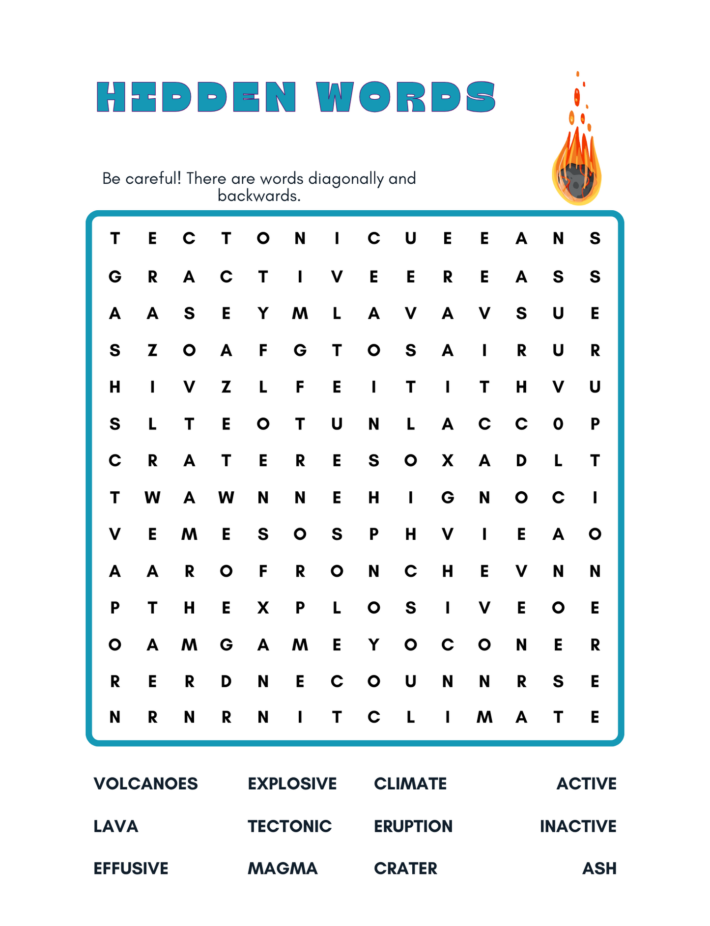 Everything About Volcanoes - 46 pages