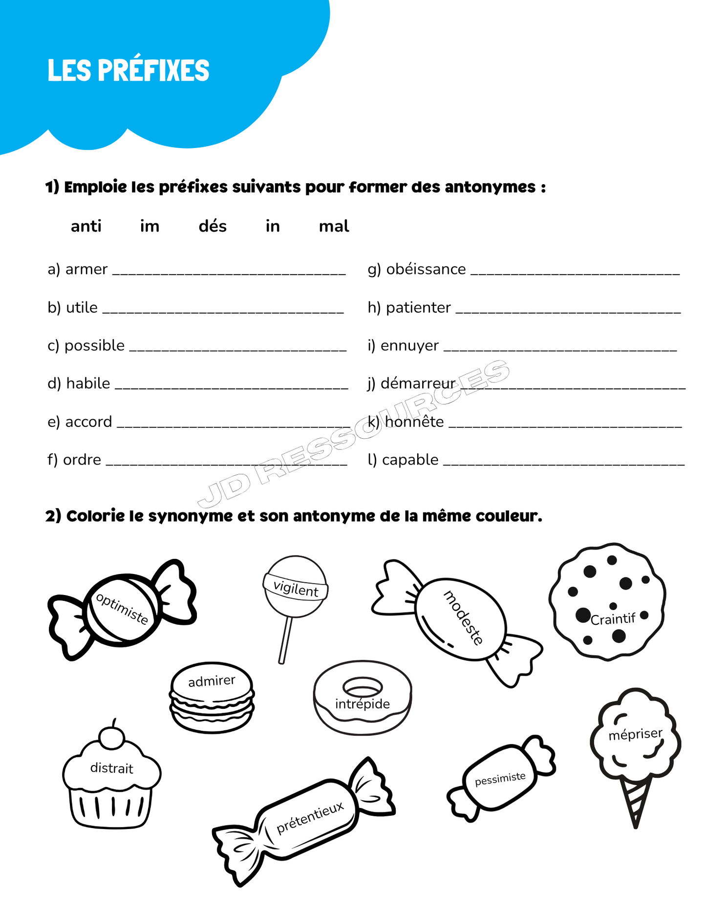 Révision 3e cycle - Français