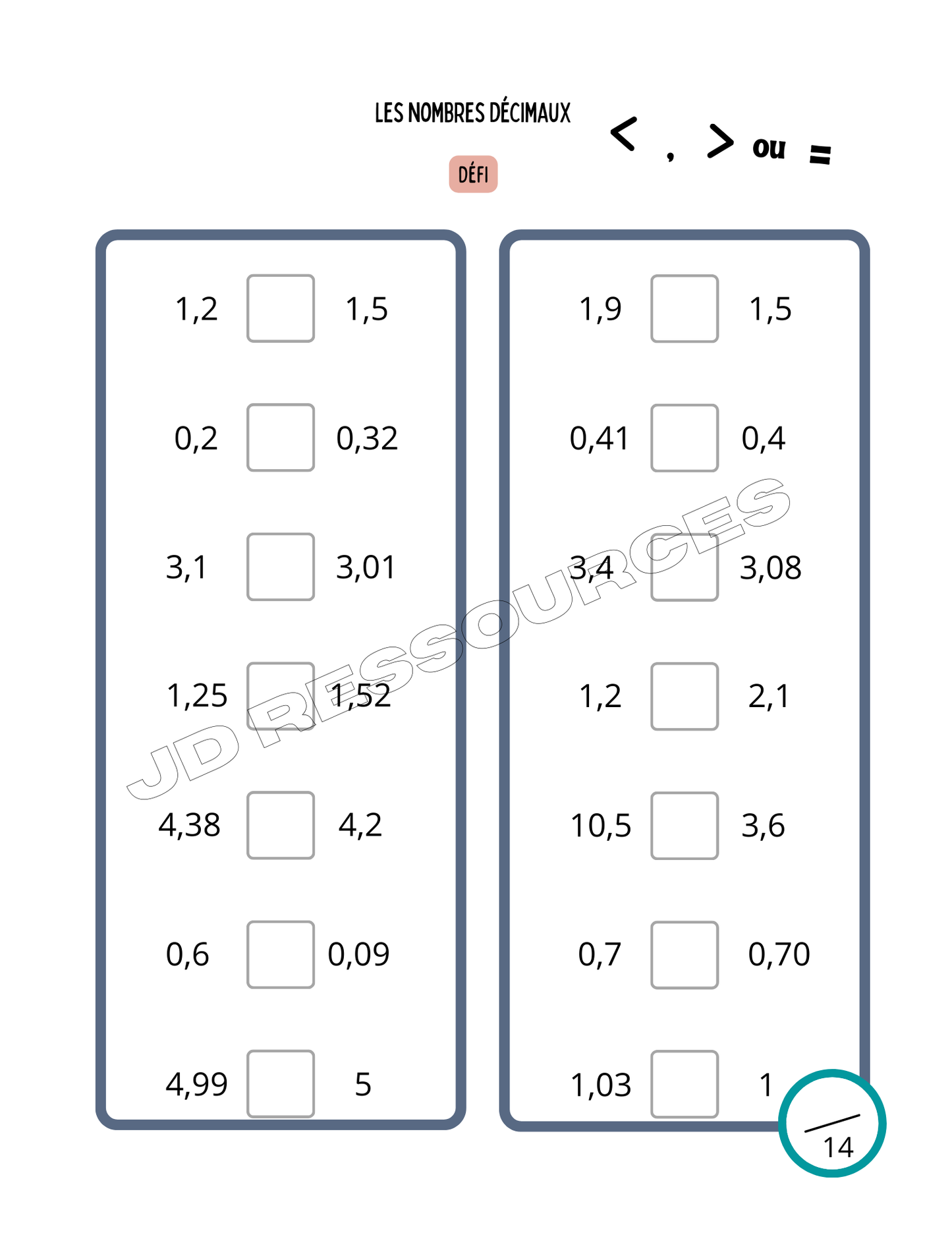 Cahier de mathématiques| 48 pages