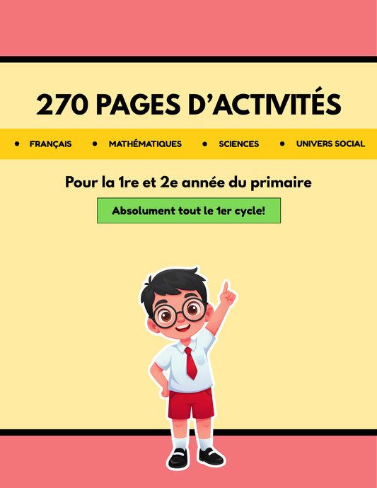 Tout le 1er cycle du primaire - 270 pages