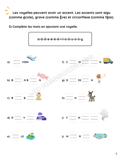 Tout le 1er cycle du primaire - 270 pages