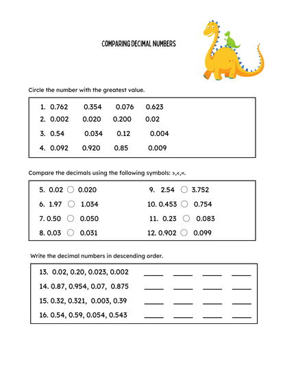 Comprehensive Math Practice Pack #2 - 30 pages