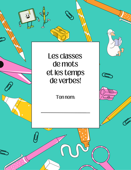 Les classes de mots et les temps de verbes