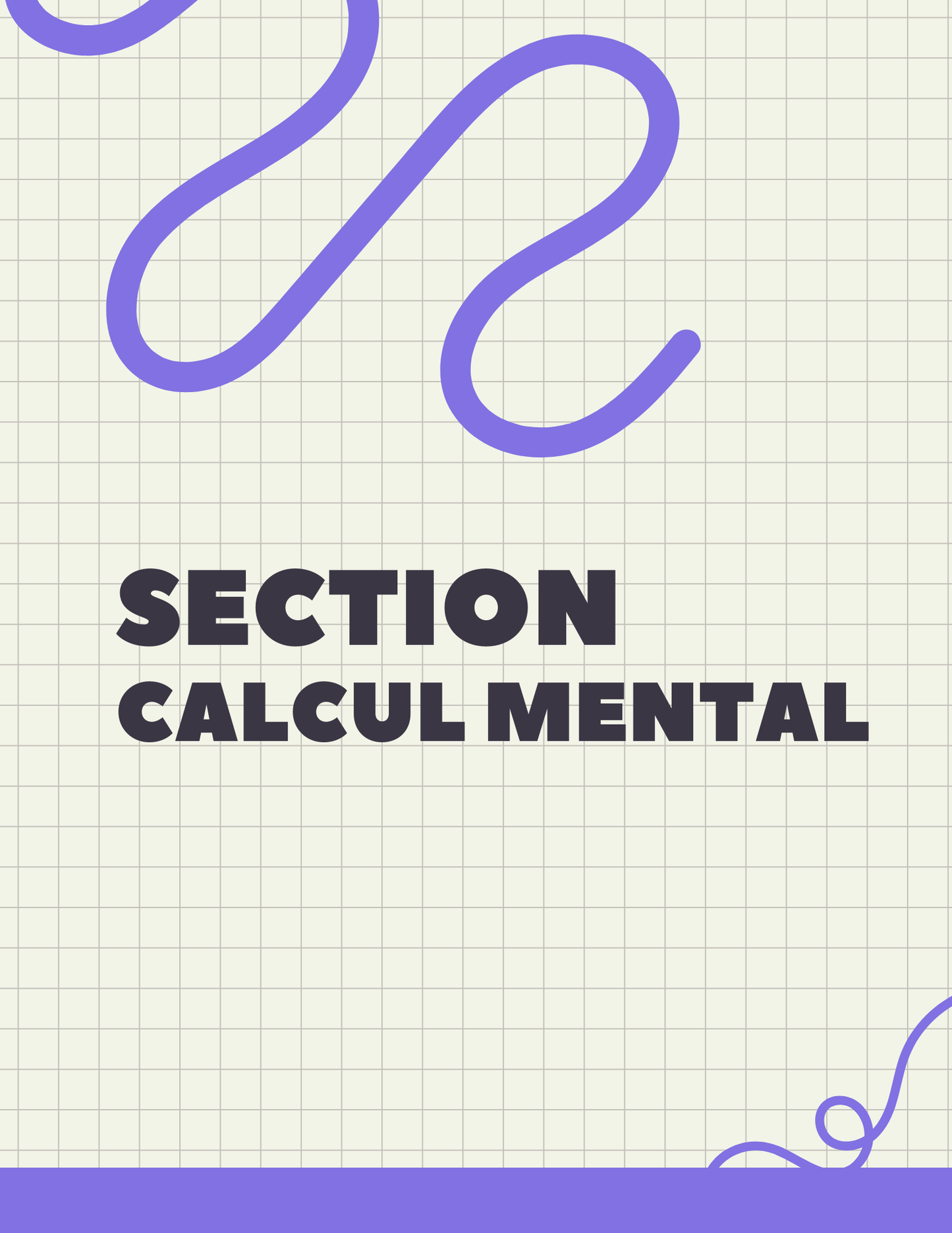 Examen du ministère en mathématiques - 6e année