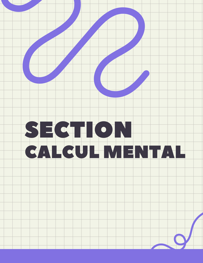 Examen du ministère en mathématiques - 6e année