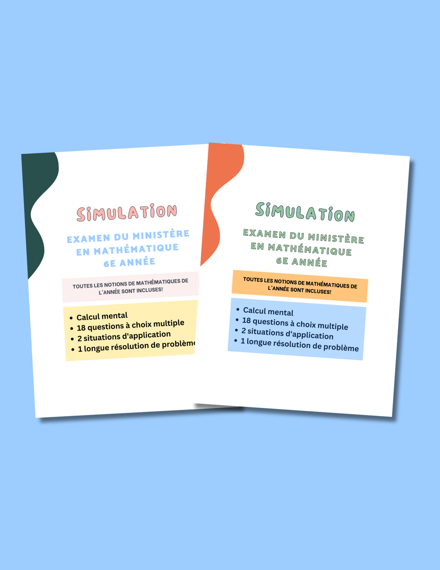 2 examens du ministère-Simulation