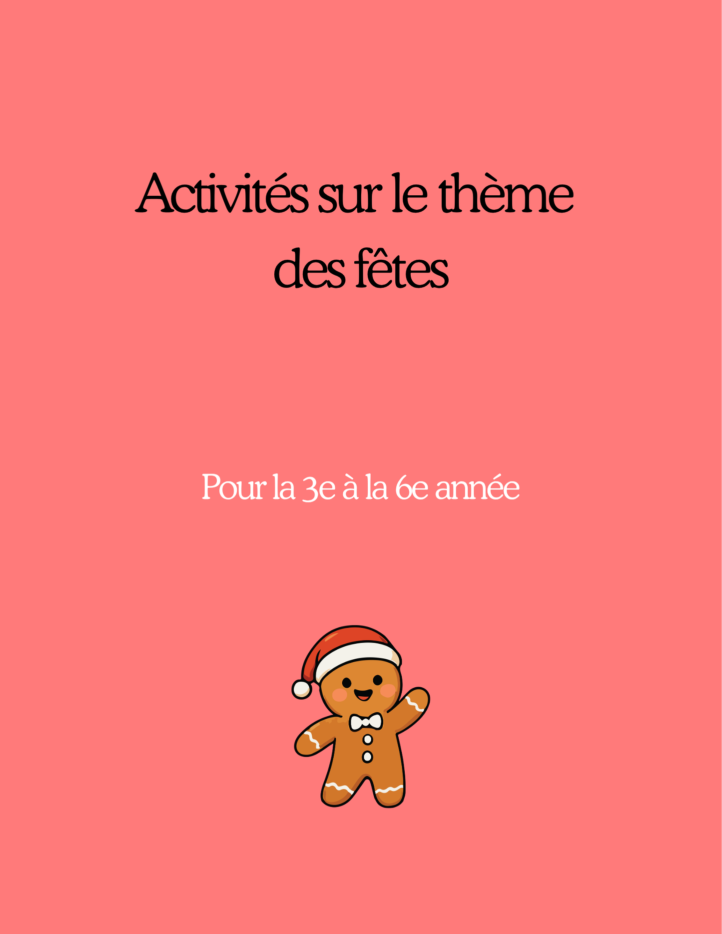 Activités sur le thème des fêtes