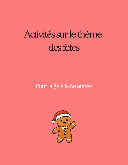 Activités sur le thème des fêtes