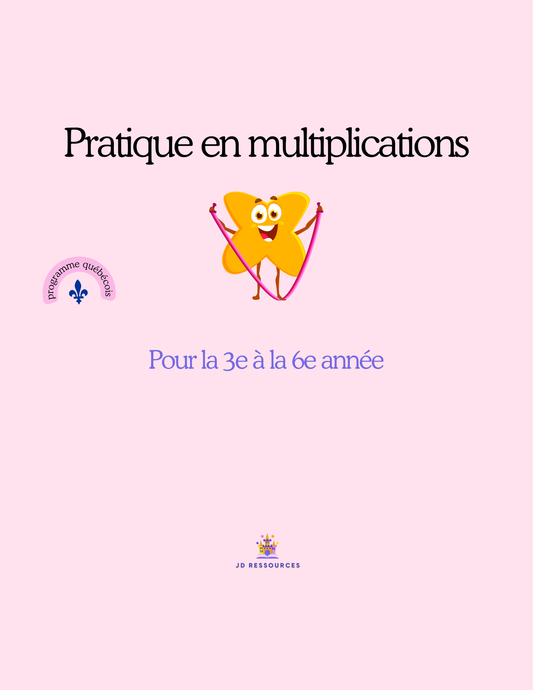 Pratique amusante multiplications