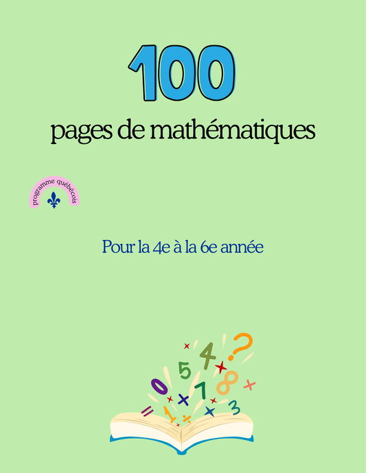 100 pages en mathématiques