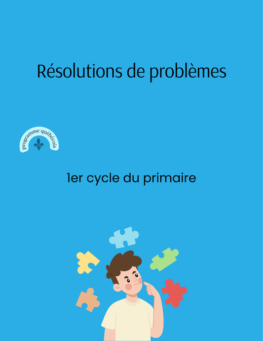 20 résolutions de problèmes – 1er cycle du primaire