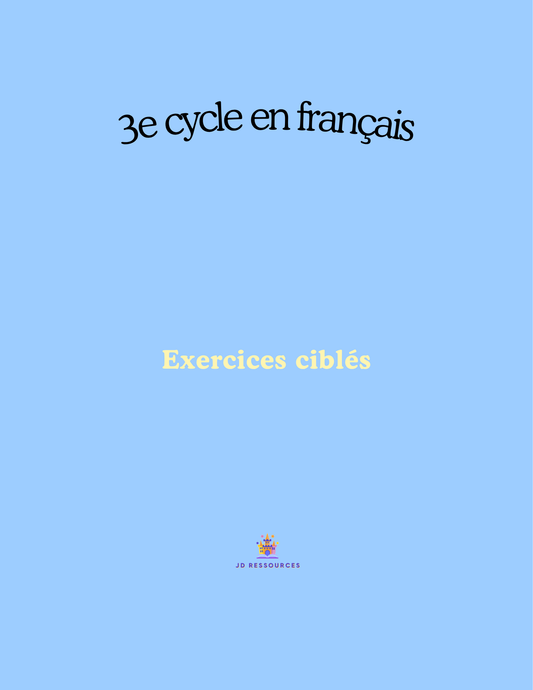 Révision 3e cycle - Français
