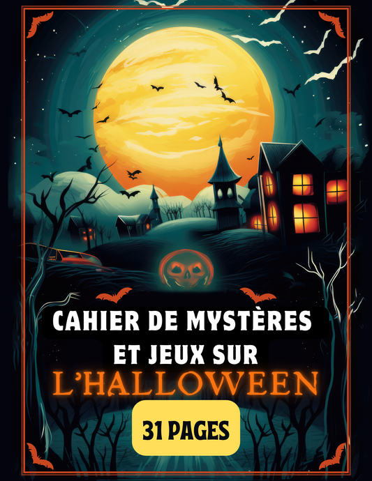 Cahier de jeux sur l'Halloween