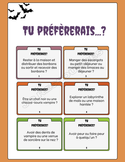 Cahier de jeux sur l'Halloween