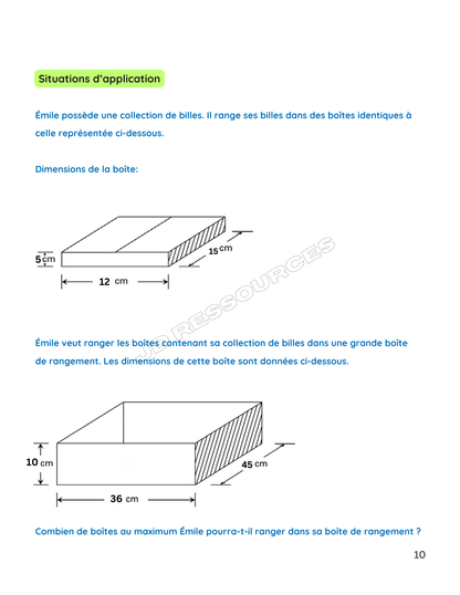 Examen du ministère en mathématiques - 6e année