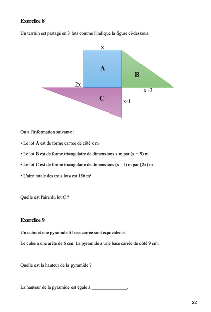 Pratique ministérielle | 4e secondaire | Mathématiques (SN)