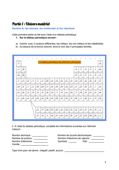 Pratique ministérielle | 4e secondaire | Sciences ST