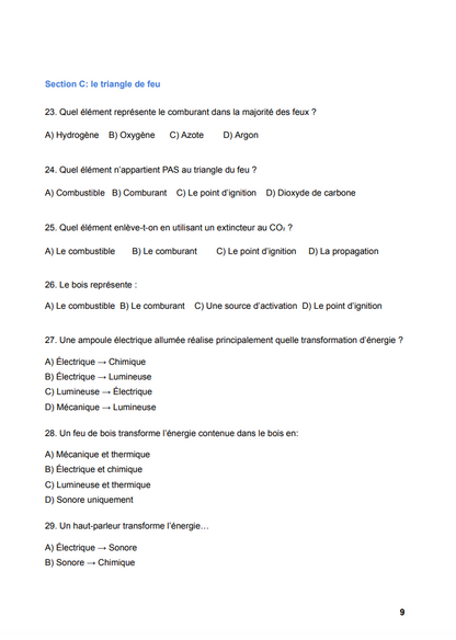 Pratique ministérielle | 4e secondaire | Sciences ST