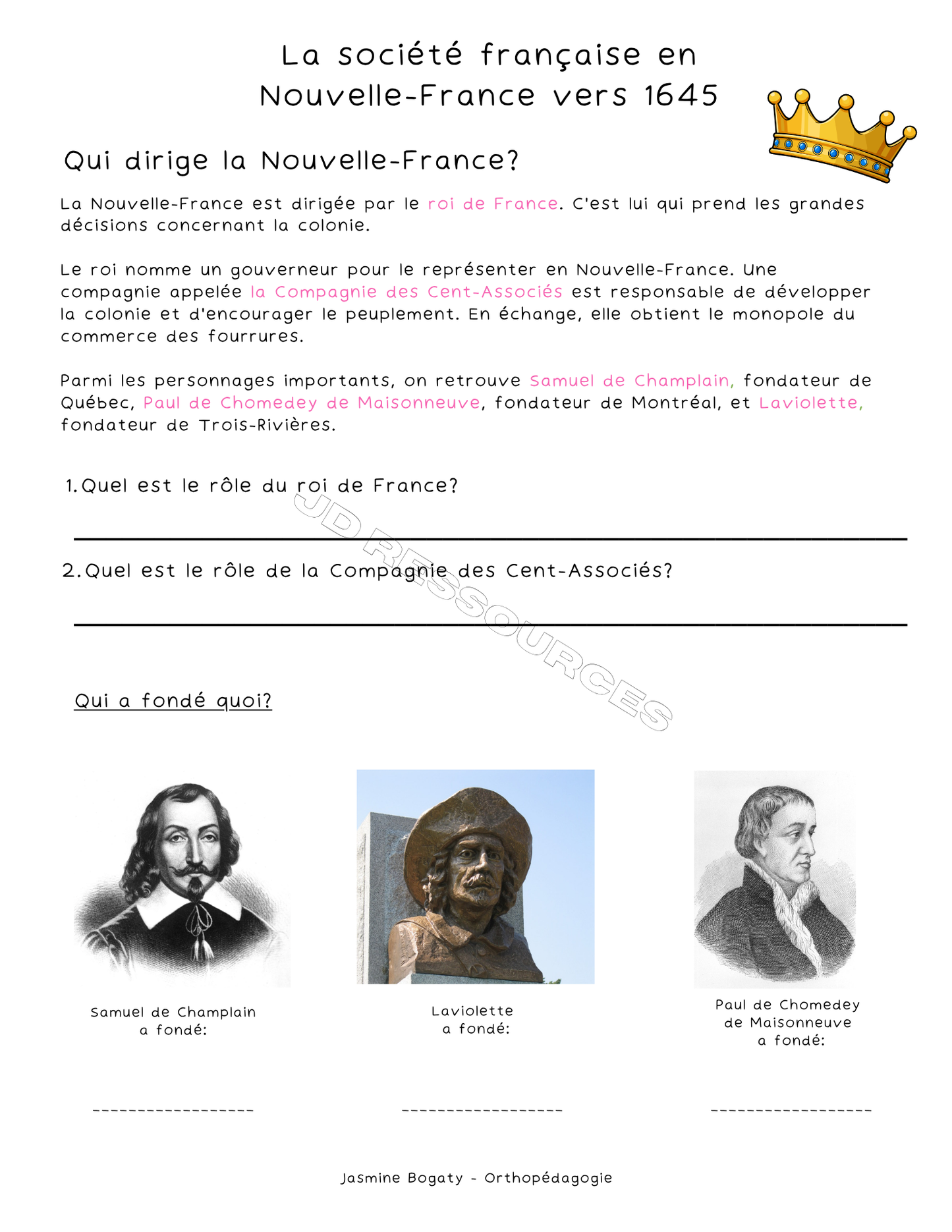 Univers social - 2e cycle