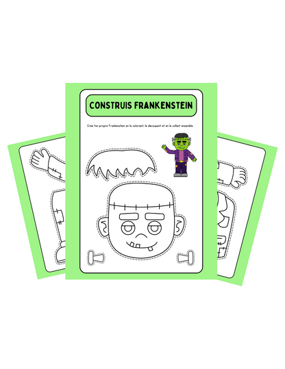 Cahier de jeux sur l'Halloween