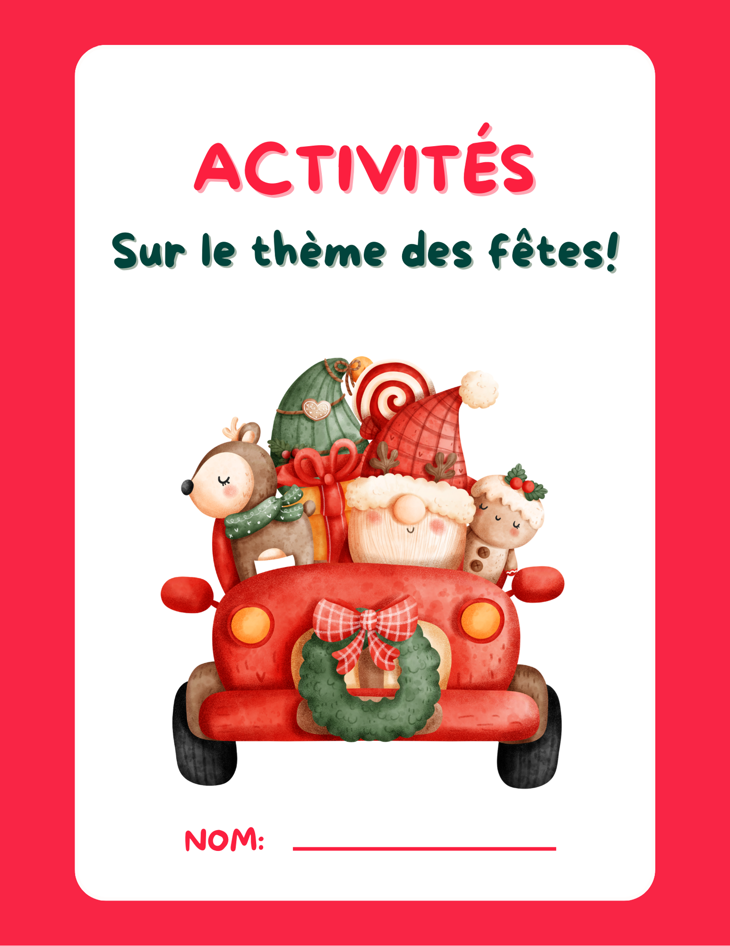 Activités sur le thème des fêtes